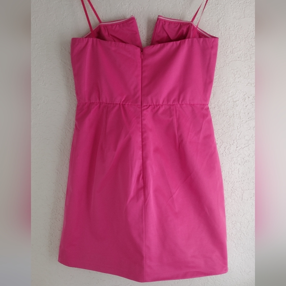 Do+Be Pink Satin Strapless Dress - Picture 5 of 6